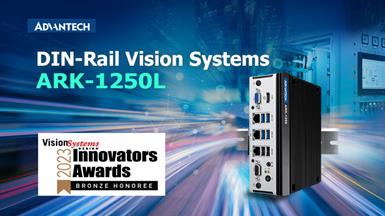Advantech ARK-1250L Awarded Outstanding Score in  Vision Systems Design 2023 Innovators Awards Program